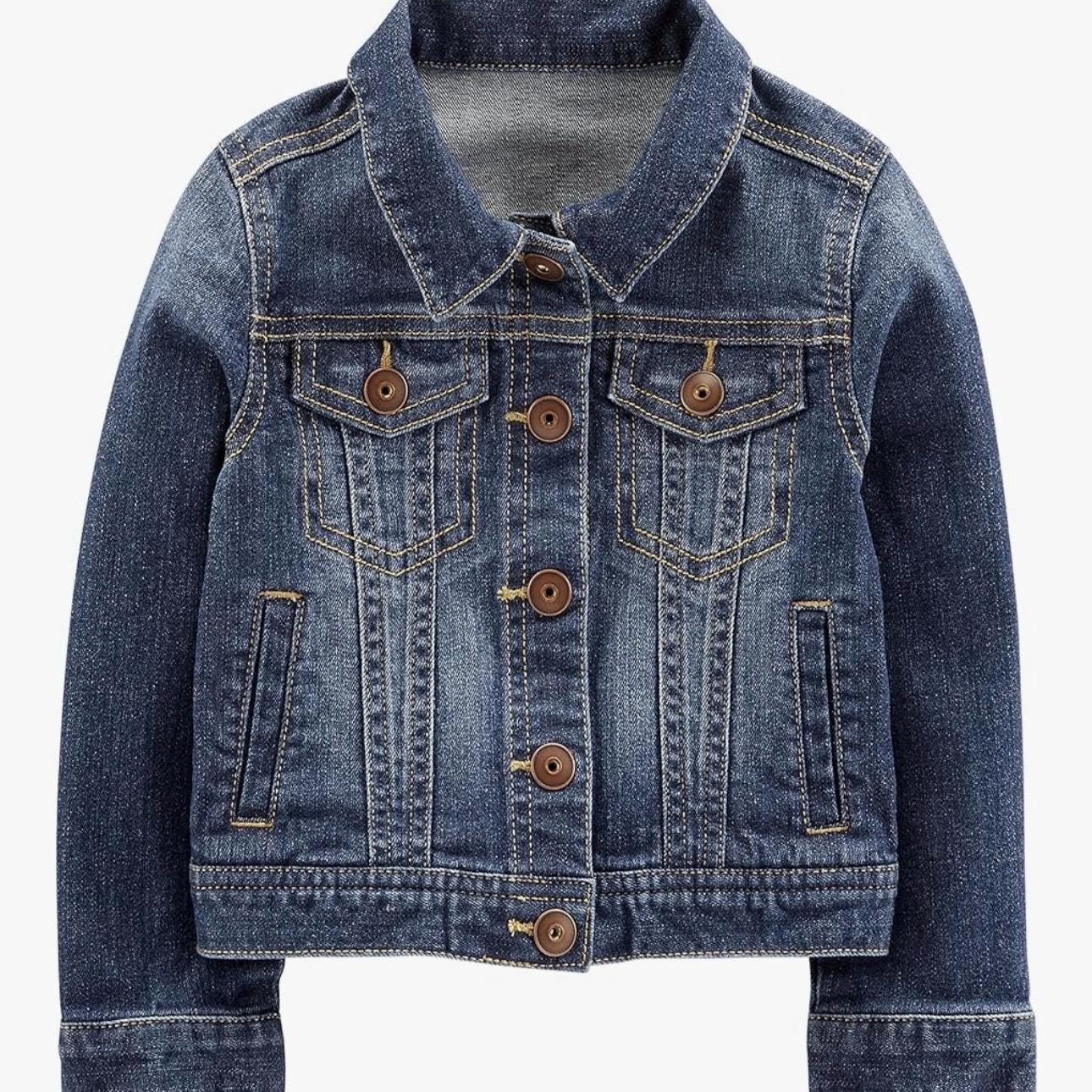 Personalized Embroidered Toddler Denim Jacket