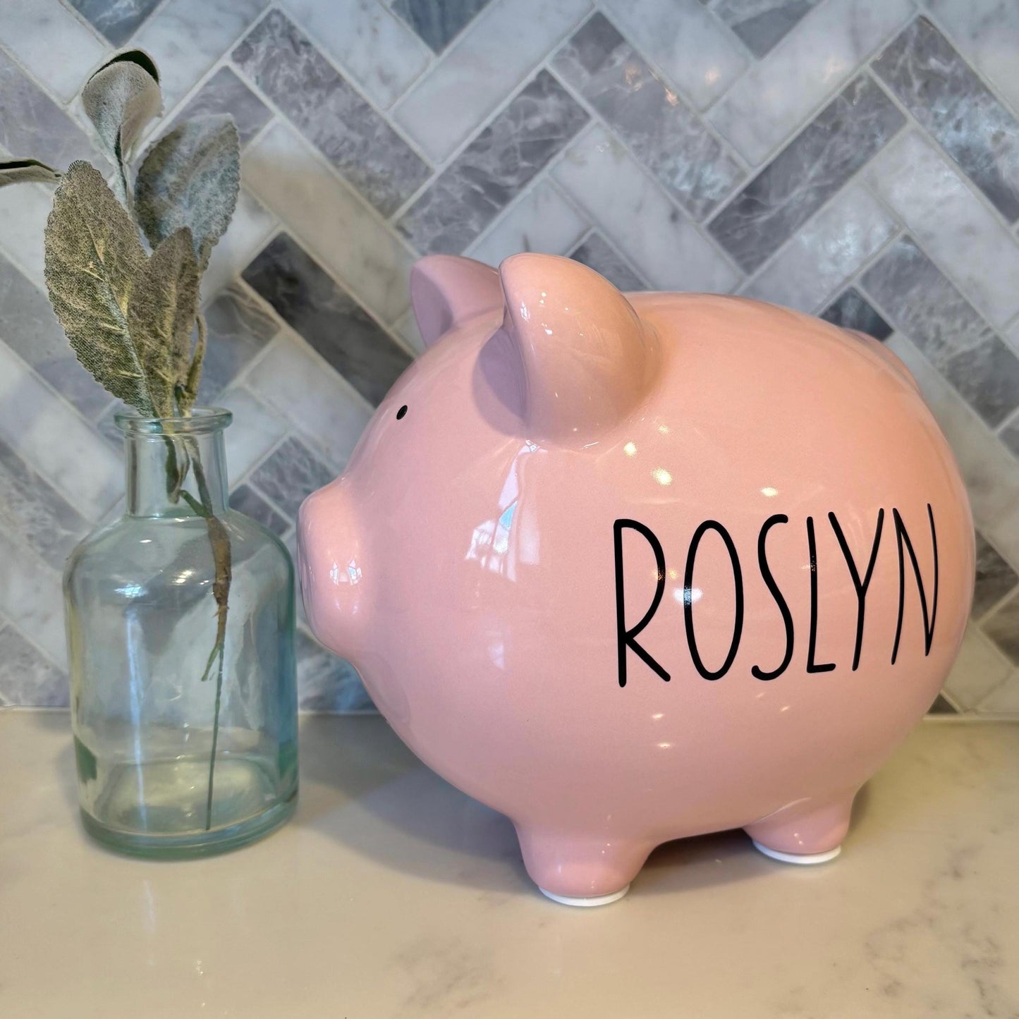 Personalized piggy bank - Large and Medium