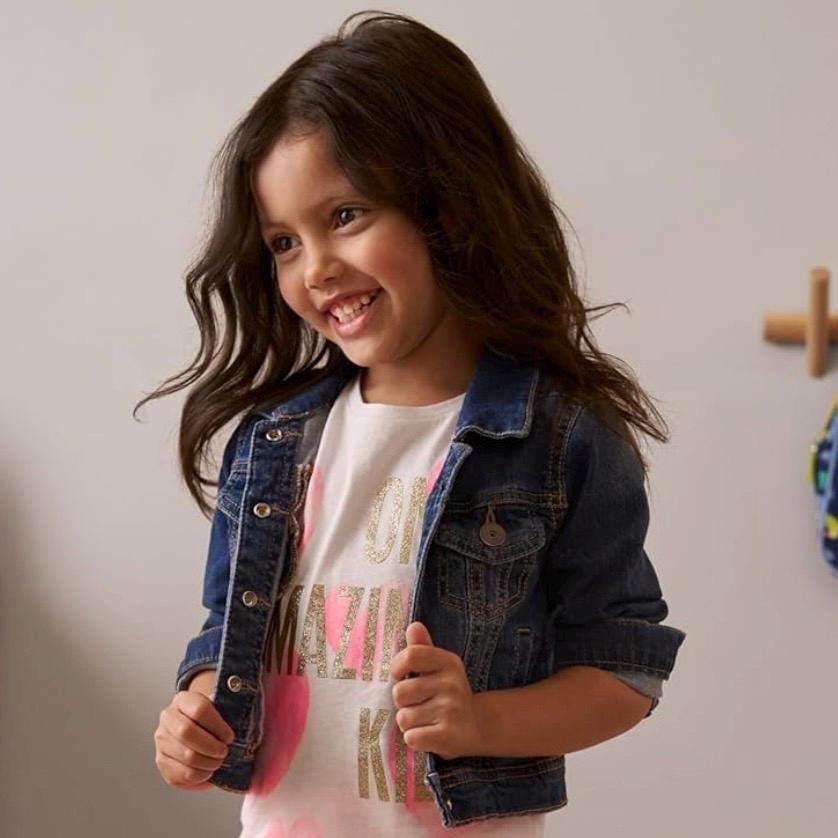 Personalized Embroidered Toddler Denim Jacket