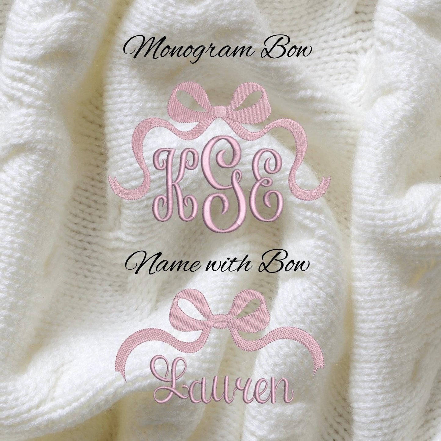 (Copy) Custom Embroidered Scalloped Trim Pillow