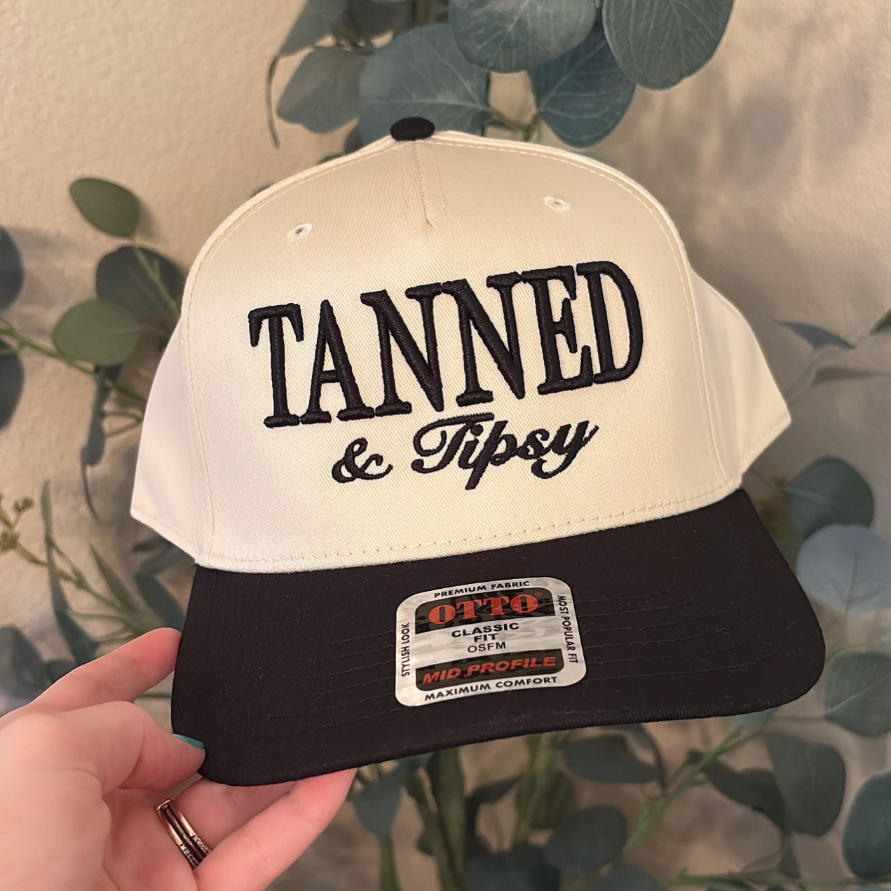 Black Tanned & Tipsy Hat