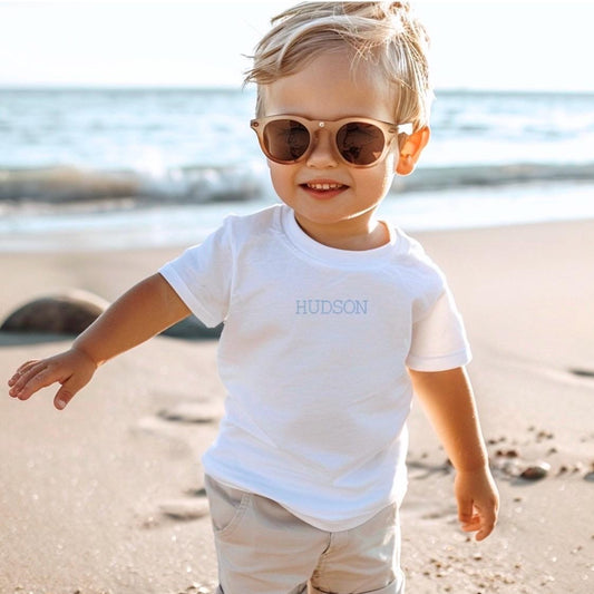 Custom Embroidered Name Tee for Kids