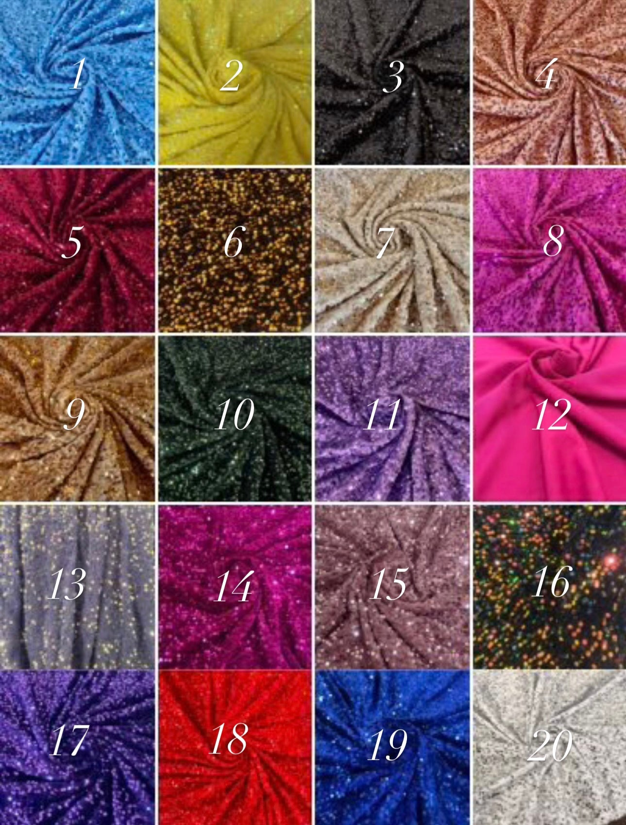 Sequins Crews, Hoodies, and Tee’s