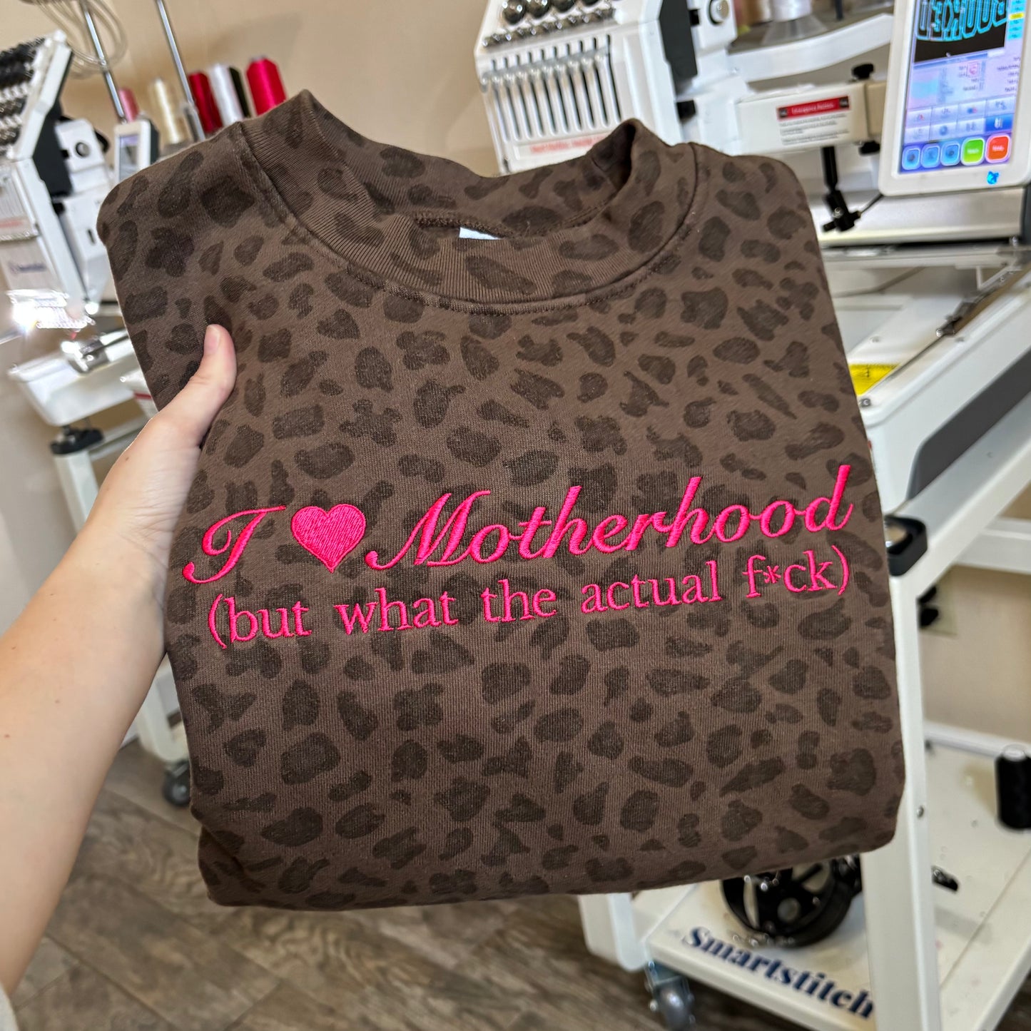 I Love Motherhood Crewneck