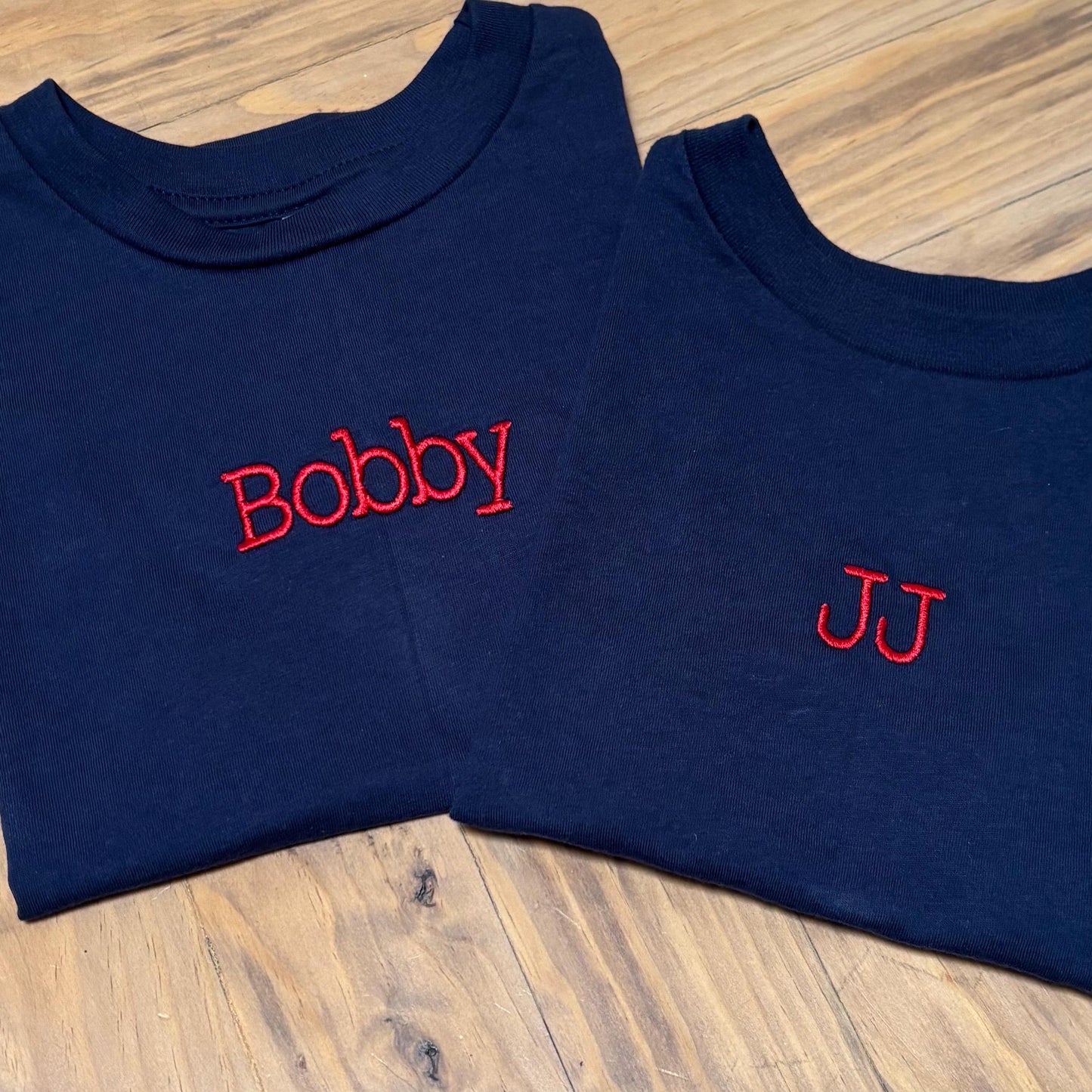 Custom Embroidered Name Tee for Kids